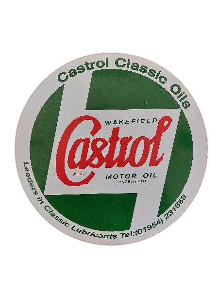 Castrol Classic Aufkleber rund, 22 cm